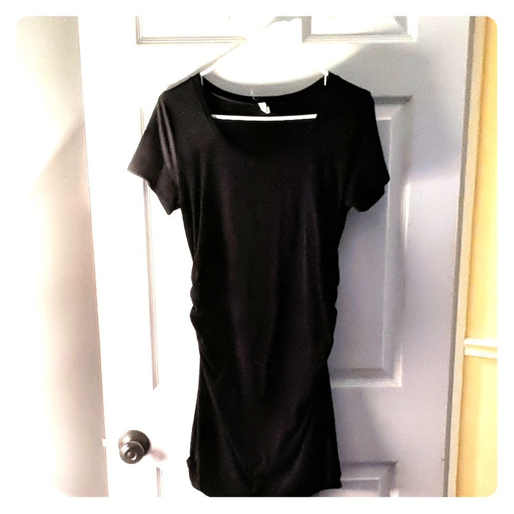 Black maternity dress